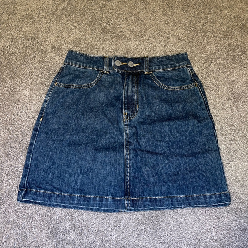 Marine Layer Jean Skirt